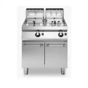 Double Gas fryer on cabinet - 13 + 13 liters 90 series Roc - MODULAR