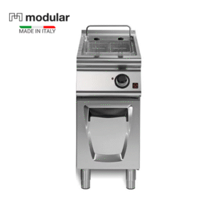 Single Electric fryer on cabinet - 17 liters - Modular