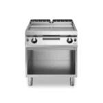 Electric grill on Open cabinet - 80 x 90cm full smooth Roc - Modular