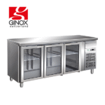 Work top refrigerator - 3  doors - Ginox