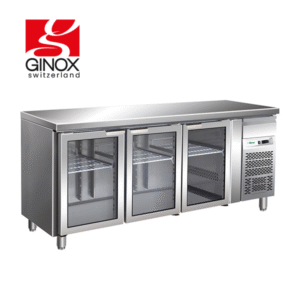 Work top refrigerator - 3  doors - Ginox