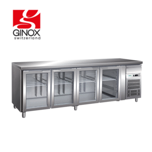 Work top refrigerator - 3  doors - Ginox