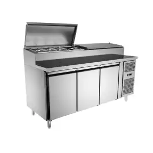 Refrigerated counter -  3 doors - 179 cm
