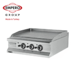 Electric grill -  90 cm - Chrome  1/2 smooth 1/2 grooved - Gastraf by empero