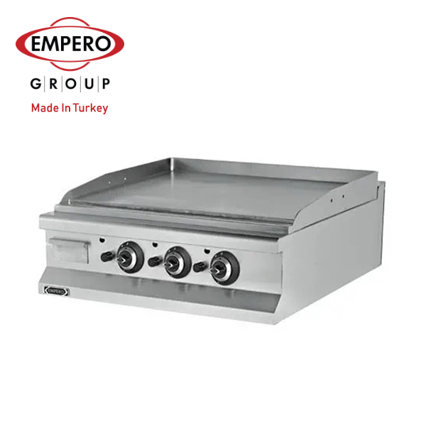 Electric grill -  90 cm - Chrome  1/2 smooth 1/2 grooved - Gastraf by empero